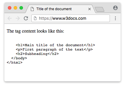 пример тега plaintext