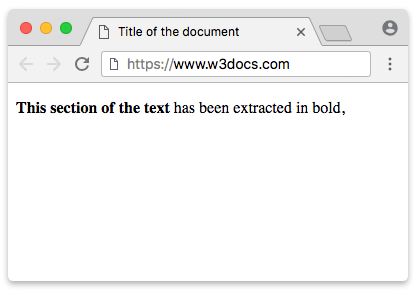Пример тега b