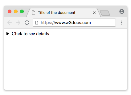 пример details