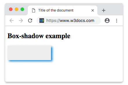Свойство CSS box-shadow