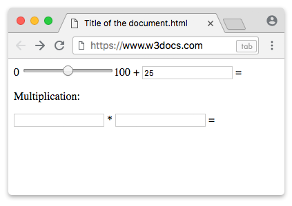 пример тега output
